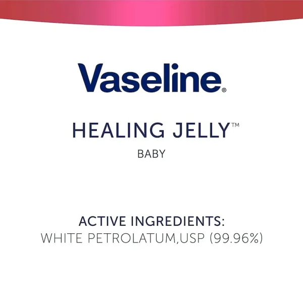 Vaseline Petroleum Jelly Baby Skincare Protective & Pure 4 Count Treats Dry Skin And Prevents Chaffed Skin From Diaper Rash Hypoallergenic And Gentle On Skin 13oz - Image 5