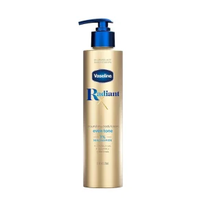 Vaseline Radiant X Even Tone Nourishing Body Lotion With 1% Niacinamide. Coconut Oil. Vitamin C. & Peptides 11 oz