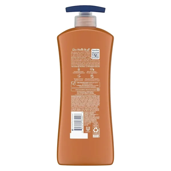 Vaseline Intensive Care Body Lotion Cocoa Radiant 4 Count for Dry Skin Lotion Made with Ultra-Hydrating Lipids and Pure Cocoa Butter for a Long-Lasting. Radiant Glow 20.3 Oz - Image 2