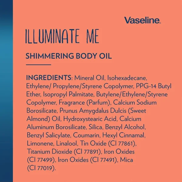 Vaseline Illuminate Me Shimmering Body Oil Created for Melanin Rich Skin. Illuminates Skin with Finishing Touch of Shimmer for Glowing Skin 3.3 oz - Image 12