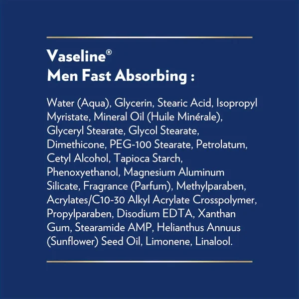 Vaseline Men’s Healing Moisture Hand & Body Lotion For Dry or Cracked Skin Fast Absorbing Non-Greasy Lotion for Men 20.3 oz. Pack of 3 - Image 10