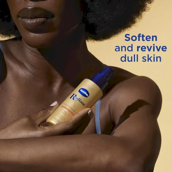 Vaseline Radiant X Replenishing and Hydrating Body Oil with 1% Lipids. Jojoba Oil. Coconut Oil. & Vitamin E 3.7 oz - Image 5