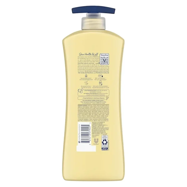 Vaseline Intensive Care Body Lotion Nourishing Moisture 4 Count for Dry Skin. with Ultra-Hydrating Lipids + Pure Oat Extract 20.3 oz - Image 2