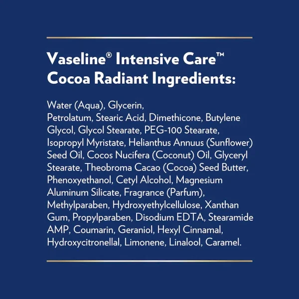 Vaseline Intensive Care Body Lotion Cocoa Radiant 3 count for Dry Skin Lotion Made with Ultra-Hydrating Lipids and Pure Cocoa Butter for a Long-Lasting. Radiant Glow 20.3 Oz - Image 8