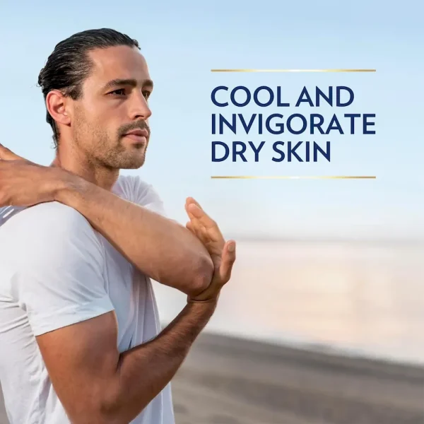 Vaseline Men Cooling Hydration 3-in-1 4 Pack for Dry Skin Face. Hands & Body Lotion for Men with Menthol & Ultra-Hydrating Lipids 20.3 oz - Image 5