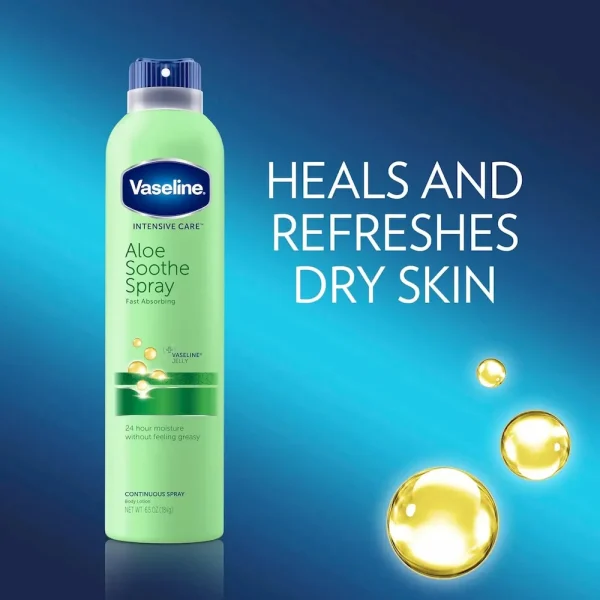 Vaseline? Intensive Care? Aloe Soothe Spray. 6.5 Oz - Image 2