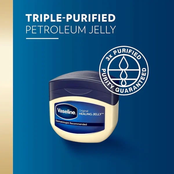 Vaseline Petroleum Jelly Original Provides Dry Skin Relief And Protects Minor Cuts Dermatologist Recommended And Locks In Moisture. 13 Ounce (Pack of 3) - Image 3