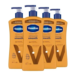 Vaseline Intensive Care hand and body lotion Almond Smooth for Rich Moisturization 20.3 Oz
