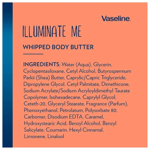 Vaseline Illuminate Me Shea Butter Whipped Body Butter for Melanin Rich Skin Provides 24 Hour Moisturization for Dry Skin 11 oz - Image 7
