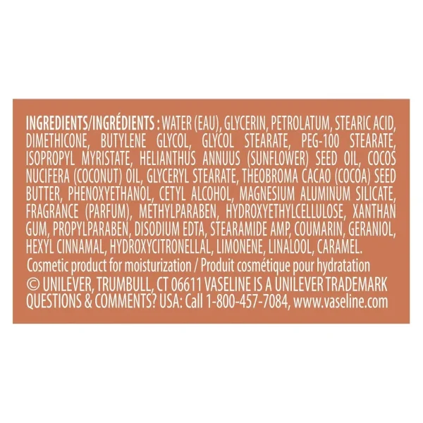 Vaseline Intensive Care Body Lotion Cocoa Radiant for Dry Skin Lotion Made with Ultra-Hydrating Lipids and Pure Cocoa Butter for a Long-Lasting. Radiant Glow 20.3 oz - Image 9
