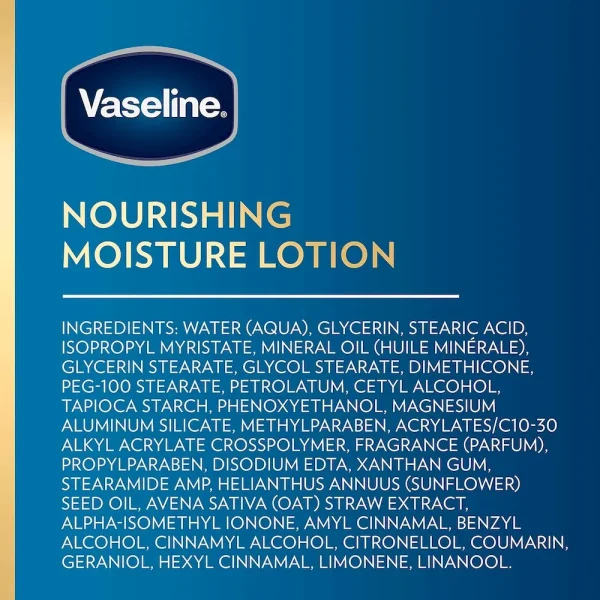Vaseline Intensive Care Body Lotion Nourishing Moisture 4 Count for Dry Skin. with Ultra-Hydrating Lipids + Pure Oat Extract 20.3 oz - Image 9